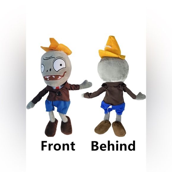 Cone-head Zombies Brown Coat Plush - Picture 3 of 7